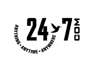 247 COM ANYTHING ANYTIME ANYWHERE logo
