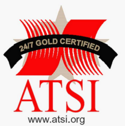 24/7 GOLD CERTIFIED ATSI WWW.ATSI.ORG logo