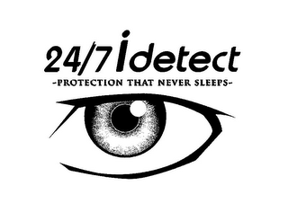 24/7 IDETECT - PROTECTION THAT NEVER SLEEPS - logo