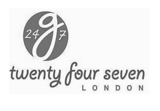 24G7 TWENTY FOUR SEVEN LONDON logo