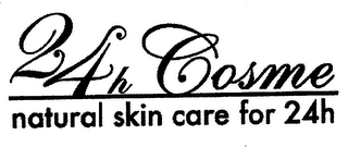24H COSME NATURAL SKIN CARE FOR 24H logo