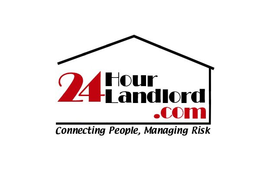 24HOURLANDLORD.COM CONNECTING PEOPLE, MANAGING RISK logo