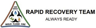 24HR SERVICE MOLD FLOOD FIRE RAPID RECOVERY TEAM logo