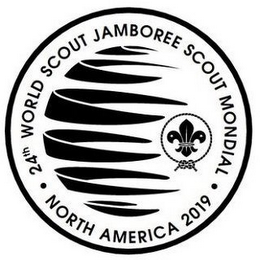 24TH WORLD SCOUT JAMBOREE SCOUT MONDIALNORTH AMERICA 2019 logo