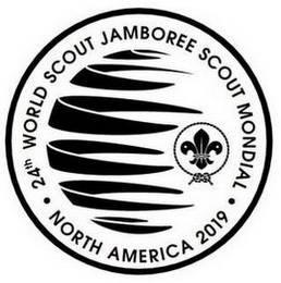 24TH WORLD SCOUT JAMBOREE SCOUT MONDIALNORTH AMERICA 2019 logo