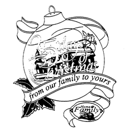 25 DAYS OF CHRISTMAS FROM OUR FAMILY TO YOURS HOME & FAMILY logo