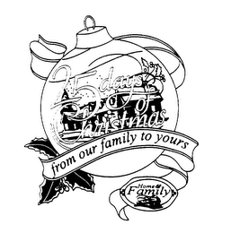 25 DAYS OF CHRISTMAS FROM OUR FAMILY TO YOURS HOME & FAMILY logo
