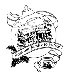 25 DAYS OF CHRISTMAS FROM OUR FAMILY TO YOURS HOME & FAMILY logo