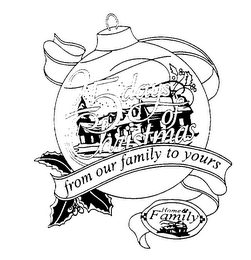 25 DAYS OF CHRISTMAS FROM OUR FAMILY TOYOURS HOME & FAMILY logo