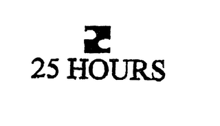 25 HOURS logo