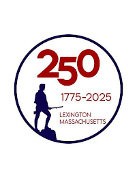250 1775-2025 LEXINGTON MASSACHUSETTS logo
