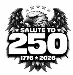 250 SALUTE 1776 2026 TO logo