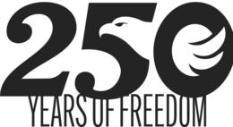 250 YEARS OF FREEDOM logo