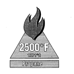 2500 F 1371 C PROPANE logo
