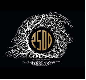 2500 YEARS OF TRADITION logo