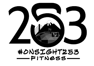 253 #ONSIGHT253 FITNESS logo