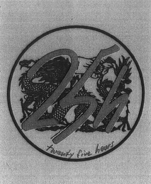 25H TWENTY FIVE HOURS logo