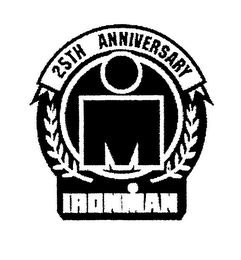 25TH ANNIVERSARY IRONMAN logo