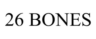 26 BONES logo