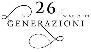 26 GENERAZIONI WINE CLUB logo