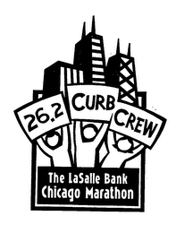 26.2 CURB CREW THE LASALLE BANK CHICAGO MARATHON logo