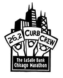26.2 CURB CREW THE LASALLE BANK CHICAGO MARATHON logo