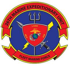 26TH MARINE EXPEDITIONARY UNIT FLEET MARINE FORCE LAND SEA AIR logo