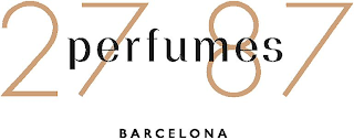 27 87 PERFUMES BARCELONA logo