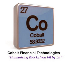 27 CO COBALT 58.9332 COBALT FINANCIAL TECHNOLOGIES "HUMANIZING BLOCKCHAIN BIT BY BIT" logo
