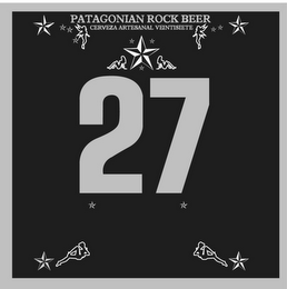27 PATAGONIAN ROCK BEER CERVEZA ARTESANAL VEINTISIETE logo