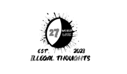 27 WORLD WIDE EST. 2023 ILLEGAL THOUGHTS logo