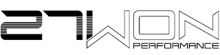 27WON PERFORMANCE logo