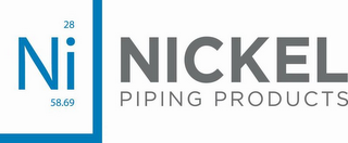 28 NI 58.69 NICKEL PIPING PRODUCTS logo