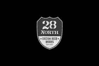 28 NORTH CUSTOM BEER WORKS EST 2010 logo