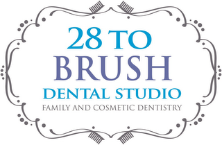 28 TO BRUSH DENTAL STUDIO FAMILY AND COSMETIC DENTISTRY logo