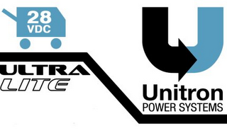 28 VDC ULTRALITE UNITRON POWER SYSTEMS logo