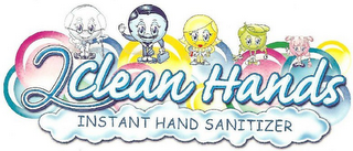 2CLEAN HANDS INSTANT HAND SANITIZER logo
