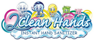 2CLEAN HANDS INSTANT HAND SANITIZER logo