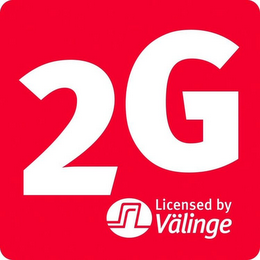 2G LICENSED BY VÄLINGE logo