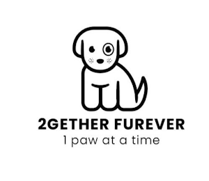 2GETHER FUREVER 1 PAW AT A TIME logo