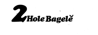 2HOLE BAGELE logo