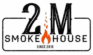 2M SMOKE HOUSE SINCE 2016 logo