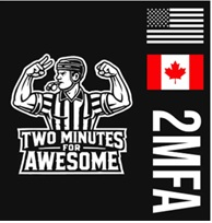 2MFA "TWO MINUTES FOR AWESOME" logo