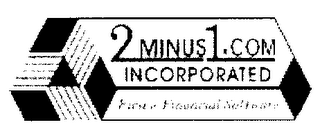 2MINUS1.COM INCORPORATED FIRST IN FINANCIAL SOFTWARE logo