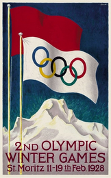 2ND OLYMPIC WINTER GAMES ST. MORITZ 11-19TH FEB.1928 logo
