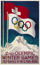 2ND OLYMPIC WINTER GAMES ST.MORITZ 11-19TH FEB.1928 logo
