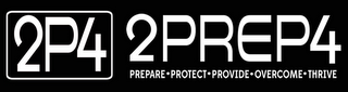 2P4 2PREP4 PREPARE·PROTECT·PROVIDE ·OVERCOME·THRIVE logo