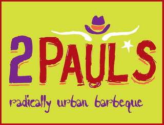 2PAUL'S RADICALLY URBAN BARBEQUE logo