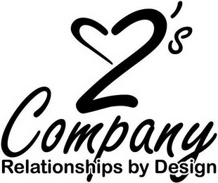 2'S COMPANY RELATIONSHIPS BY DESIGN logo