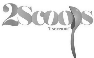 2SCOOPS "I SCREAM!" logo
